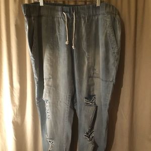 Rue21 Blue Jean Joggers
